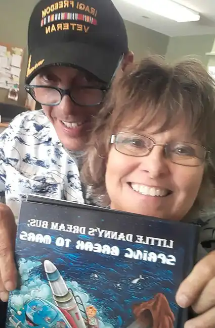 US Veteran David Haave with friends; Boonville, MO, USA... -- David Haave